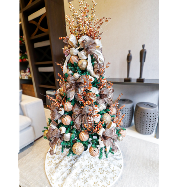Árvore de Natal Luxe. Foto/Reprodução: Mariana Schactae - Shakedown